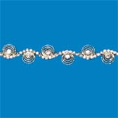 Strassz szalag - GOLD